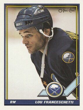 Lou Franceschetti - 1991 O Pee Chee Hockey Card